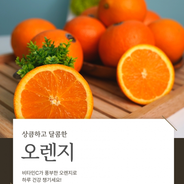 톡 터지는 상큼함! 오렌지 12~15 중과(230~260g내외)